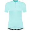 Image de Rogelli Core Maillot Manches Courtes Velo Femme, Bleu Clair, Taille S