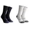 Image de Rogelli Lot de 2 chaussettes de cyclisme en laine pour homme et femme, Bleu, Sable, 36