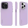 Image de DECODED - Couverture arrière en Silicone - Iphone 15 Pro Max - Étui antibactérien - Convient pour MagSafe - Lavende