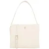 Image de Tommy Hilfiger Th Legacy Med Satchel Aw0Aw17173, Cartable Femme, Beige (Sugarcane), OS