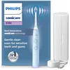 Image de Philips Sonicare 6100 - Brosse à dents électrique sonique avec 2 modes de brossage, 3 niveaux d'intensité, Alerte de pression, EasyStart, SmarTimer, Bleu clair, modèle HX7406/02 [Nouvelle technologie]