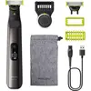 Image de Tondeuse multi usages PHILIPS OneBlade Pro 360 QP6552/15, molette réglable, 14 hauteurs de coupe, précision 0,4 mm, 120 mn