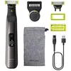 Image de Philips OneBlade Pro 360 Authentique Visage+Corps - Tondeuse à barbe électrique, rasoir et tondeuse corps avec lame 360 innovante, 1 lame 360, 1 sabot avec 20 hauteurs de coupe, 1 kit Corps, QP6552/30