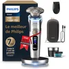 Image de Philips Rasoir i9000 Prestige Ultra, rasoir électrique 100% étanche, technologie Skin IQ Pro, système Triple Lift & Cut, lames de précision NanoTech rotatives à 360°, 5 modes de rasage, XP9404/31