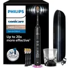 Image de Philips Sonicare DiamondClean Smart 9400 - brosse à dents électrique avec 4 modes de brossage, 3 niveaux d'intensité, capteur de pression, connecté à l’application, noir, modèle HX9918/89