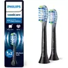 Image de Brossette dentaire PHILIPS Sonicare lot de 2 -  HX9042/88 black Premium Plaque Defence C3