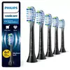 Image de Brossette dentaire PHILIPS Sonicare lot de 4+1 - HX9045/88  black Premium Plaque Defence C3