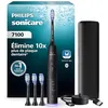 Image de Philips Sonicare 7100 - Brosse à dents électrique sonique avec application, 4 modes de brossage, 3 niveaux d'intensité, Alerte de pression, EasyStart, SmarTimer, Noir, HX7421/08 [Nouvelle technologie]