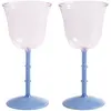 Image de Verres à vin Dot - Set de 2 &Klevering Rose taille unique