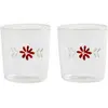 Image de Verres Flora - Set de 2 &Klevering Rouge taille unique
