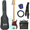 Image de Fazley Sunset Series Piranha 4 Sky Blue pack débutant basse