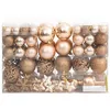 Image de vidaXL Ensemble de Boules de Noël 111 pièces doré Rose polystyrène, Boule de Sapin de Noël, décoration de Noël à Suspendre, décoration de Noël