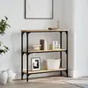 Image de vidaXL Table console Chêne Sonoma 75x22,5x75 cm Bois d'ingénierie