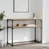Image de vidaXL Table console chêne sonoma 100x35,5x75 cm bois d'ingénierie