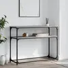 Image de vidaXL Table console sonoma gris 100x35,5x75 cm bois d'ingénierie