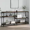 Image de vidaXL Table console chêne marron 160x29x75 cm Bois d'ingénierie