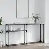 Image de vidaXL Table console sonoma gris 145x22,5x75 cm bois d'ingénierie