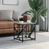 Image de vidaXL Table basse sonoma gris 45x45x47,5 cm bois d'ingénierie
