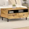Image de vidaXL Table basse 80x54x40 cm bois de manguier massif