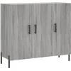 Image de vidaXL Buffet Sonoma Gris 90x34x80 cm Bois d'ingénierie