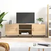 Image de vidaXL Meuble TV chêne sonoma 150x30x50 cm bois d'ingénierie
