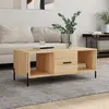 Image de vidaXL Table basse chêne sonoma 102x50x40 cm bois d'ingénierie
