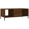 Image de vidaXL Table Basse chêne Marron 102x50x40 cm Bois d'ingénierie