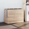 Image de vidaXL Panier à linge 88,5x44x66 cm bois massif de pin