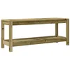 Image de vidaXL Banc de Jardin 108x35x45 cm Bois de pin imprégné, Banc d'extérieur, Banc de Parc, Banc de Jardin 2 Places, siège de Jardin, Banc de Patio