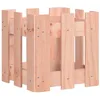 Image de vidaXL Jardinière avec Design de clôture 30x30x30 cm Douglas Massif, jardinière d'extérieur, boîte à Fleurs, boîte de Jardin, jardinière de Patio