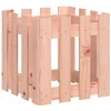 Image de vidaXL Jardinière avec Design de clôture 40x40x40 cm Douglas Massif, jardinière d'extérieur, boîte à Fleurs, boîte de Jardin, jardinière de Patio