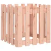Image de vidaXL Jardinière avec Design de clôture 50x50x50 cm Douglas Massif, jardinière d'extérieur, boîte à Fleurs, boîte de Jardin, jardinière de Patio