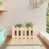 Image de vidaXL Jardinière avec design de clôture 60x30x30 cm pin massif