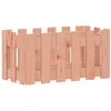 Image de vidaXL Jardinière avec Design de Clôture, Bac à Fleurs, Pot de Plantes, Boîte à Fleurs Jardin Patio Terrasse, Marron 60x30x30 cm Bois de Douglas Massif