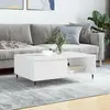 Image de vidaXL Table basse blanc 90x60x35 cm bois d'ingénierie
