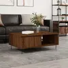 Image de vidaXL Table basse chêne marron 90x60x35 cm bois d'ingénierie