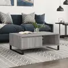 Image de vidaXL Table basse sonoma gris 90x60x35 cm bois d'ingénierie
