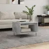 Image de vidaXL Table basse gris béton 60x50x40 cm bois d'ingénierie