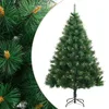 Image de Sapin de Noël artificiel à charnières avec support 240 cm