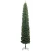 Image de Sapin de Noël mince avec support 210 cm PVC