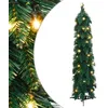 Image de vidaXL Arbre de Noël Artificiel avec 45 LED, Sapin de Noël avec Support, Décoration de Vacances, Ornement de Fête Intérieur Extérieur, 90 cm