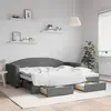 Image de vidaXL Lit de jour avec gigogne et tiroirs sans matelas 90x190 cm