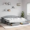 Image de vidaXL Lit de jour avec gigogne et tiroirs sans matelas 80x200 cm