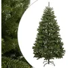 Image de vidaXL Arbre de Noël Artificiel encadré avec Base Verte 210 cm