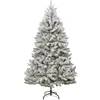 Image de vidaXL Sapin de Noël Artificiel à charnières avec Neige floquée 300 cm, Arbre de Noël, Arbre de Noël Artificiel, Ornement de Noël, décoration de Noël