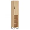 Image de vidaXL Buffet Haut, Armoire de Rangement avec Pieds, Meuble de Rangement, Organisateur Salon Salle de Séjour, Moderne, Chêne Sonoma Bois d'Ingénierie