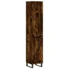 Image de vidaXL Buffet Haut, Armoire de Rangement avec Pieds, Meuble de Rangement, Organisateur Salon Salle de Séjour, Moderne, Chêne Fumé Bois d'Ingénierie