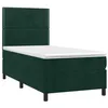 Image de vidaXL Sommier à Lattes de lit avec Matelas Vert foncé 90x190 cm