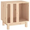 Image de Niche pour chien 50x40x52 cm Bois de pin massif