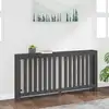 Image de vidaXL Cache-radiateur Gris 169x19x84 cm Bois massif de pin